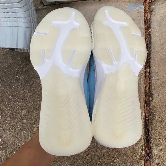 NIKE Jordan Air 200E Women's Athletic Running Workout Shoes White/Blue/Worn Blue