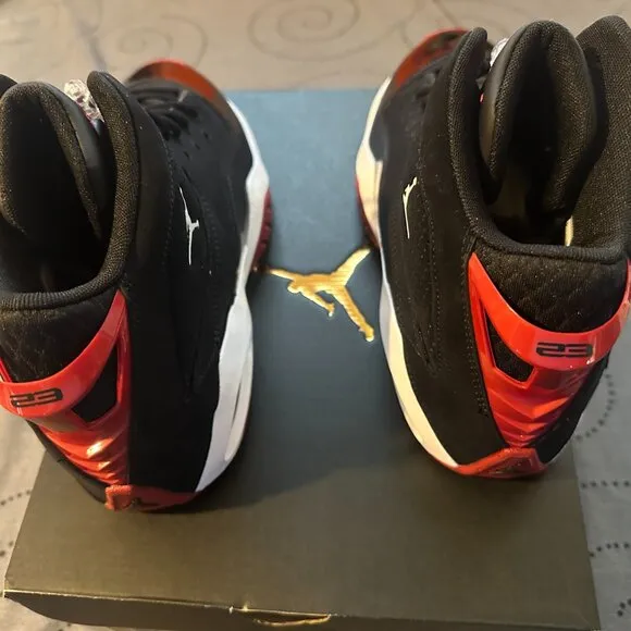 NIKE JORDAN B'LOYAL BLACK RED WHITE SHOES SIZE 11 10.5 10 9.5 MEN $130