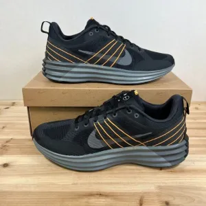 Nike Lunar Roam running shoes Mens 10.5 Black Smoke Grey Laser Orange NEW in Box