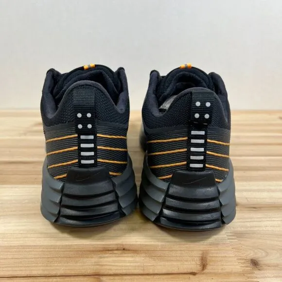 Nike Lunar Roam running shoes Mens 10.5 Black Smoke Grey Laser Orange NEW in Box