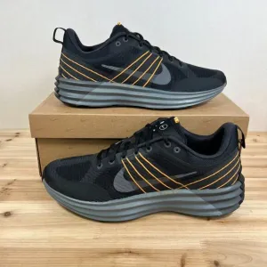 Nike Lunar Roam running shoes Mens 11 Black Smoke Grey Laser Orange NEW in Box