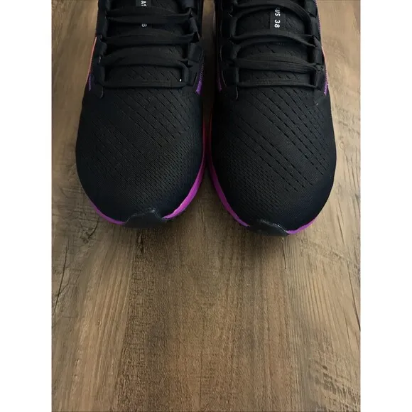 Nike Men Size 11 Air Zoom Pegasus 38 Black/Pink Running Shoes CW7356-011