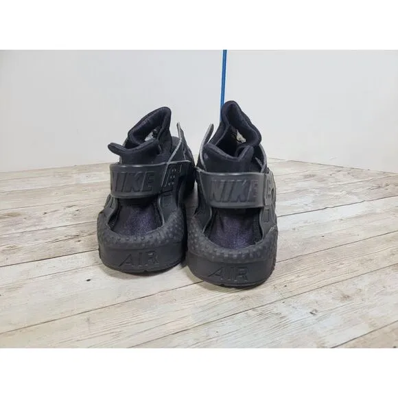 Nike Mens Air Huarache‎ 318429-003 Black Running Shoes Sneakers Size 11 No laces