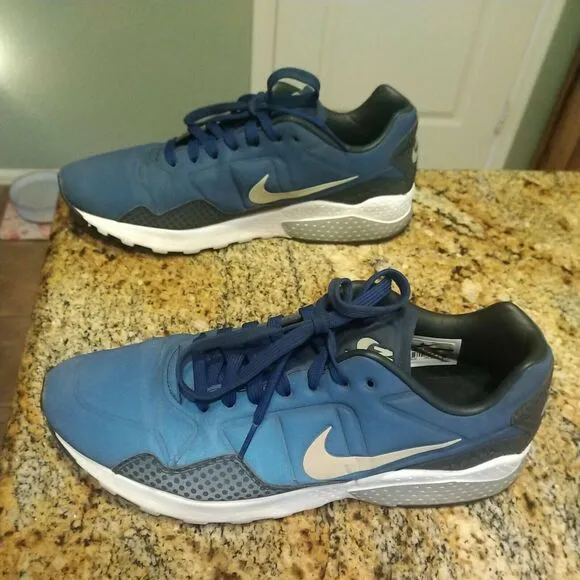 Nike Mens Air Zoom Pegasus 92 844654-400 Blue Lace Up Running Shoes Size 9.5