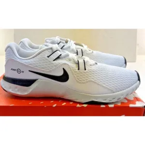 NIKE Men's Renew Retaliation TR2 White Black Low Top Running Shoe CK5074-100 NWD