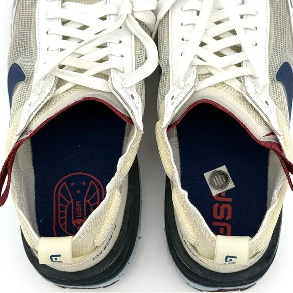 Nike Mens Waffle One Crater Size 11.5 Shoes 'Summit White Blue Void' Running USA