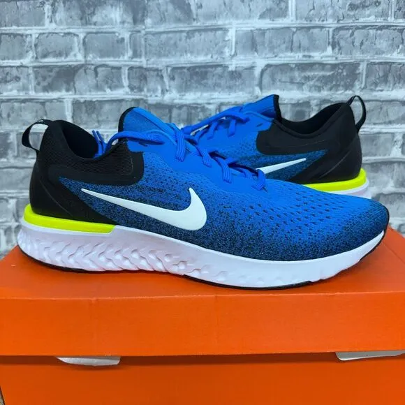 Nike Odyssey React Photo Blue White Black Running Shoes AO9819-402 Mens 12 New