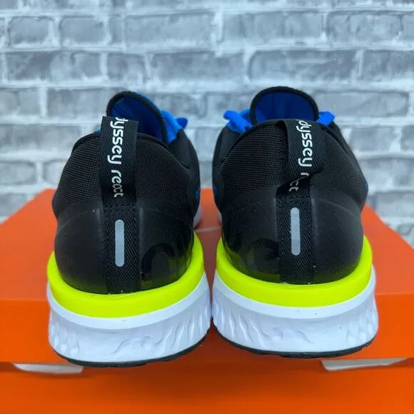 Nike Odyssey React Photo Blue White Black Running Shoes AO9819-402 Mens 12 New