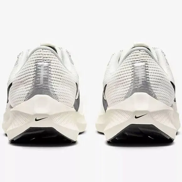Nike Pegasus 40 DV3854-104 Sail White Black Running Shoes Women's 11 / Mens 9.5