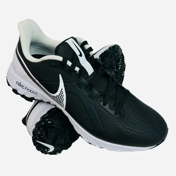 Nike React Infinity Pro Golf Shoes Black /White CT6620-003 Mens Size 8.5