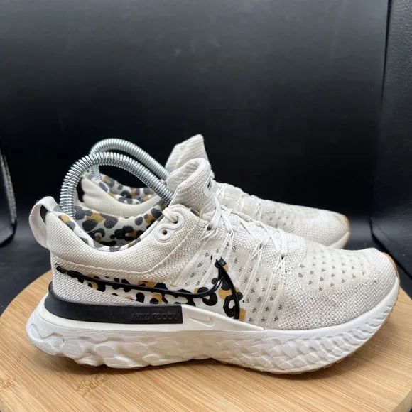 Nike React Infinity Run Fk 2 Women's Size 7 DJ5932 White Running Shoes Sneakers