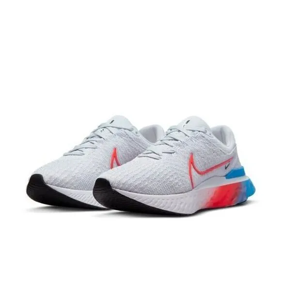Nike React Infinity Run Flyknit 3 DV2178-001 Women 10.5 Gray Running Shoes HAM85