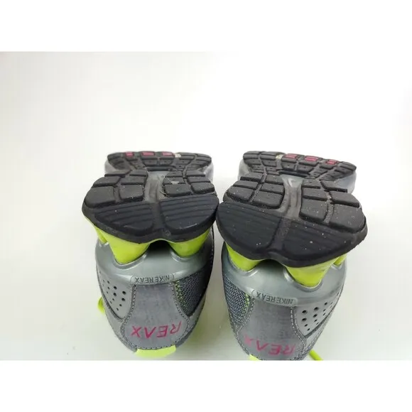 Nike Reax Run 7 Women's Size 7.5 Grey, Yellow, Pink Running Shoes
