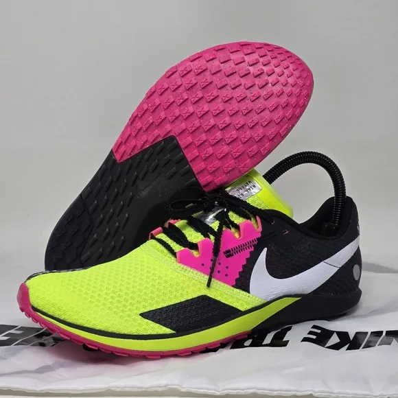 Nike Rival Waffle 6 Road Cross-Country Volt Pink Shoes Men Sz 7.5 DX7998-700 New