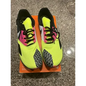 Nike Rival XC 6 Cross Country Spikes Volt Black Pink DX7999-700 Mens Size 12
