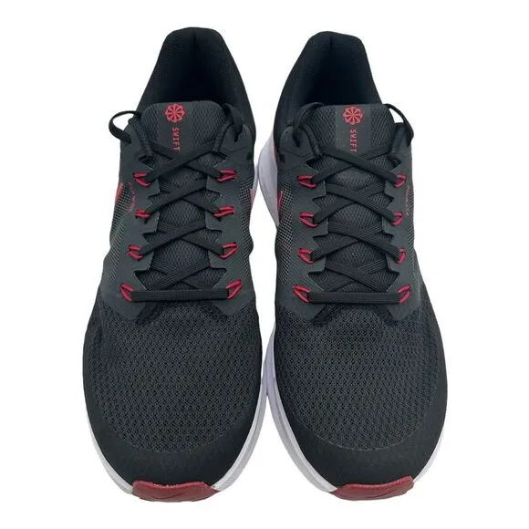 Nike Run Swift 3 Running Shoes Men's Size 11 DR2695 001 Sneakers Red Black