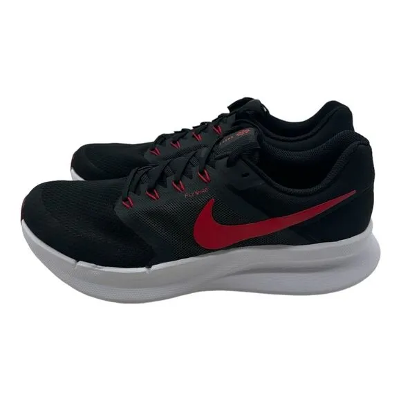 Nike Run Swift 3 Running Shoes Men's Size 11 DR2695 001 Sneakers Red Black