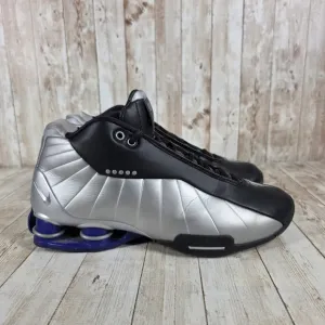 Nike Shox Supremacy Basketball Shoes Silver Black Sneakers AT7843-001 8.5