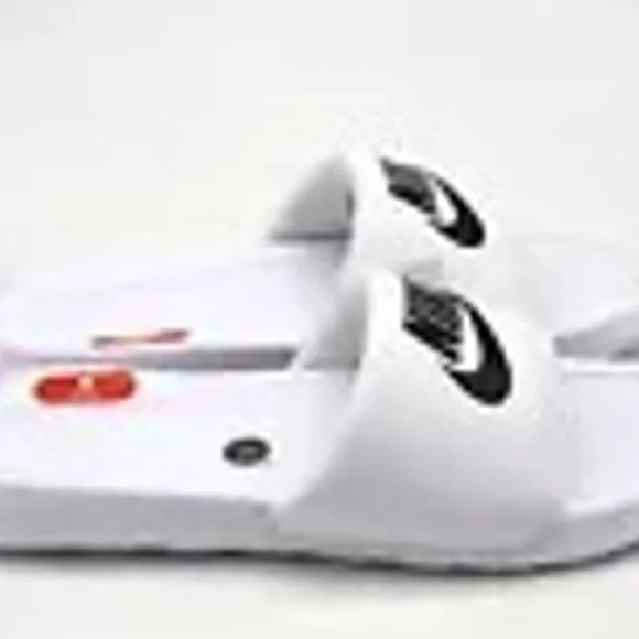 NIKE SLIDE VICTORY ONE SLIDE CN9675-100 WHITE/BLACK-WHITE MENS SANDAL SLIP ON