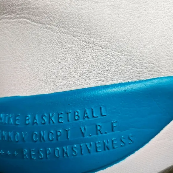 Nike Sneakers Alphadunk TB Promo Basketball Shoes Men's Size 14 White Blue VGUC