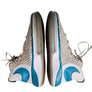 Nike Sneakers Alphadunk TB Promo Basketball Shoes Men's Size 14 White Blue VGUC