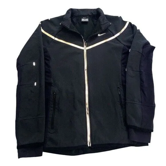 Nike Sphere Double‎ Running Jacket 588169-010 Women's Medium No Outer Layer