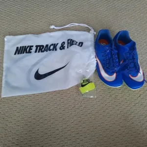 Nike SPRINT Track and Field men's shoes, size 8, with spikes, new &amp; includes bag
