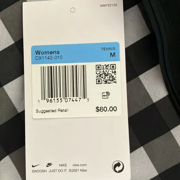 Nike Tennis/Golf/Pickleball Athletic Skort, NWT!