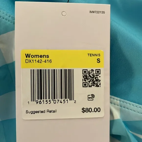 Nike Tennis/Golf/Pickleball Athletic Skort, NWT!