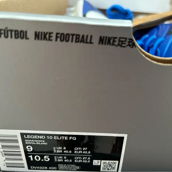 Nike Tiempo Legend 10 Elite FG Men’s Soccer Cleats Blue Style DV4328-400