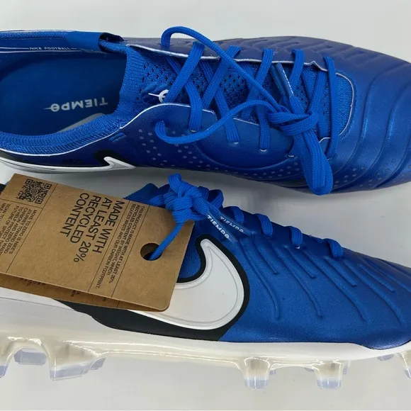 Nike Tiempo Legend 10 Elite FG Men’s Soccer Cleats Blue Style DV4328-400