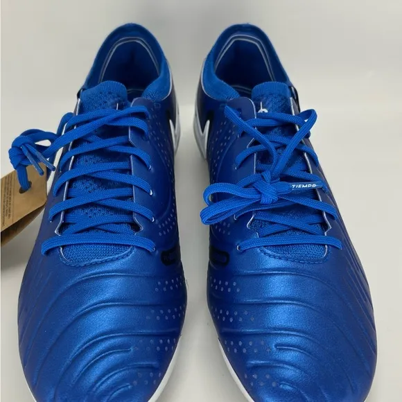 Nike Tiempo Legend 10 Elite FG Men’s Soccer Cleats Blue Style DV4328-400
