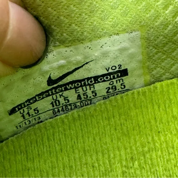 Nike Training Neon Highlighter Yellow athletic shoes workout running weightlift