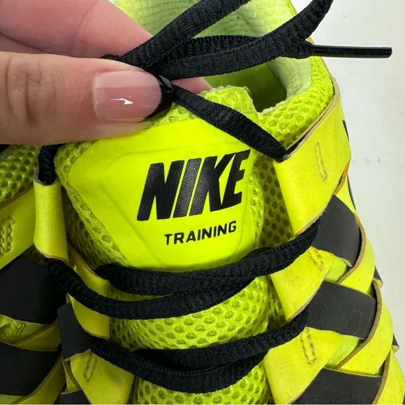 Nike Training Neon Highlighter Yellow athletic shoes workout running weightlift