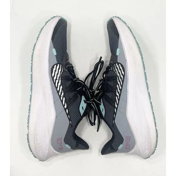 Nike Winflo 7 Shield Running Shoes Size 7 CU3868-403 Obsidian Mist Reflective