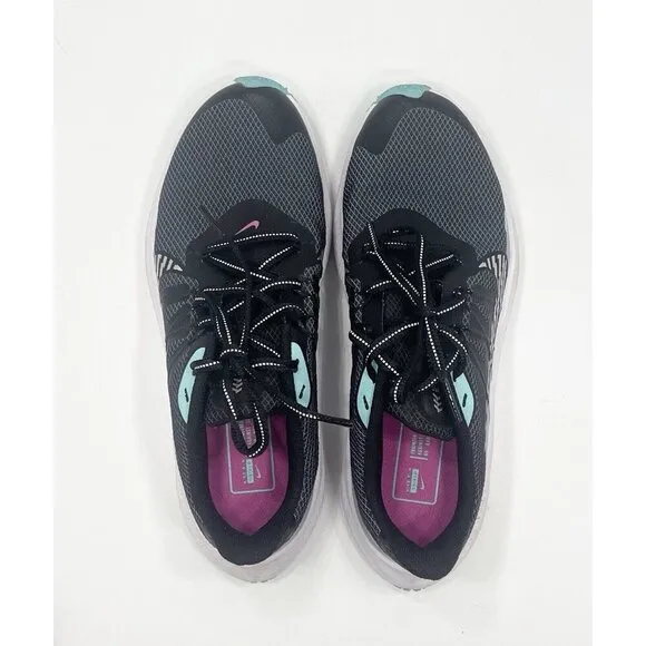 Nike Winflo 7 Shield Running Shoes Size 7 CU3868-403 Obsidian Mist Reflective