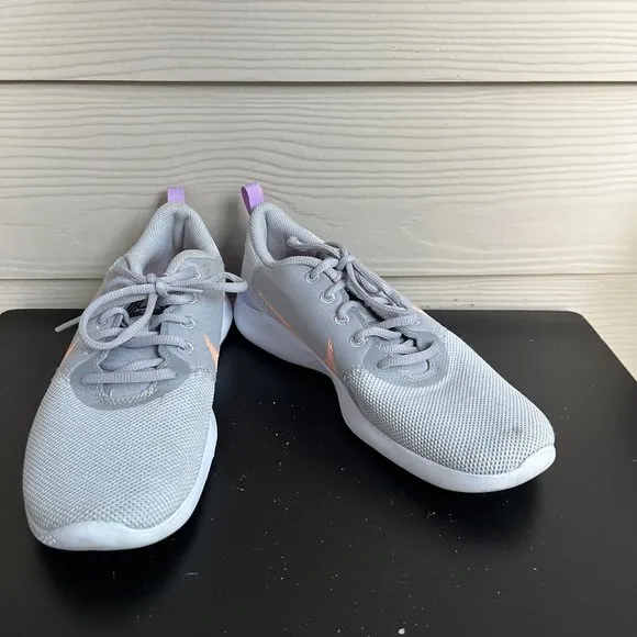 Nike Women's Flex Experience Run Lilac Atomic Orange Gray Shoes Sneakers Size 9