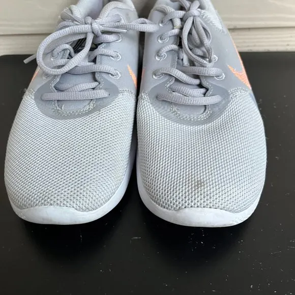 Nike Women's Flex Experience Run Lilac Atomic Orange Gray Shoes Sneakers Size 9