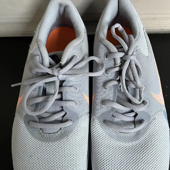Nike Women's Flex Experience Run Lilac Atomic Orange Gray Shoes Sneakers Size 9