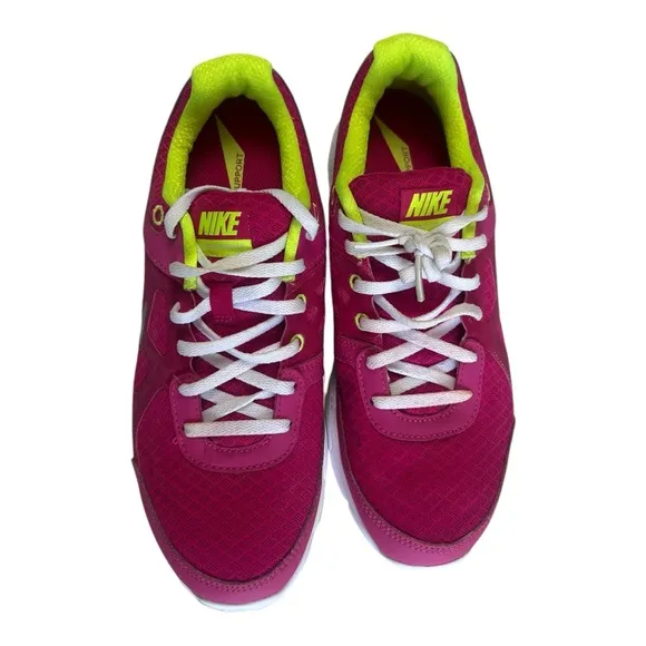 Nike Women's Lunar Forever Lunarlon Neon Pink Athletic Shoes 488164-600 Size 8.5