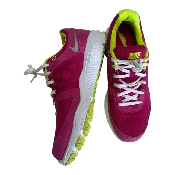 Nike Women's Lunar Forever Lunarlon Neon Pink Athletic Shoes 488164-600 Size 8.5
