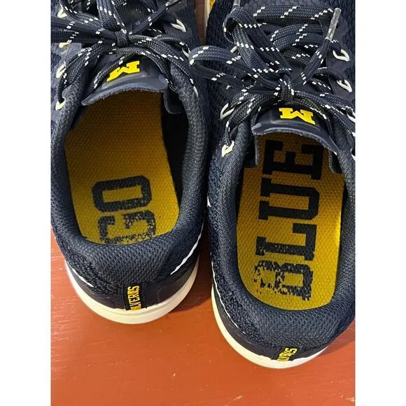 Nike x‎ Michigan Wolverines Training Shoes Blue Yellow Athletic Sneakers