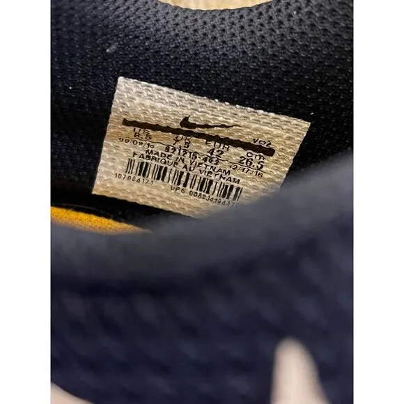 Nike x‎ Michigan Wolverines Training Shoes Blue Yellow Athletic Sneakers