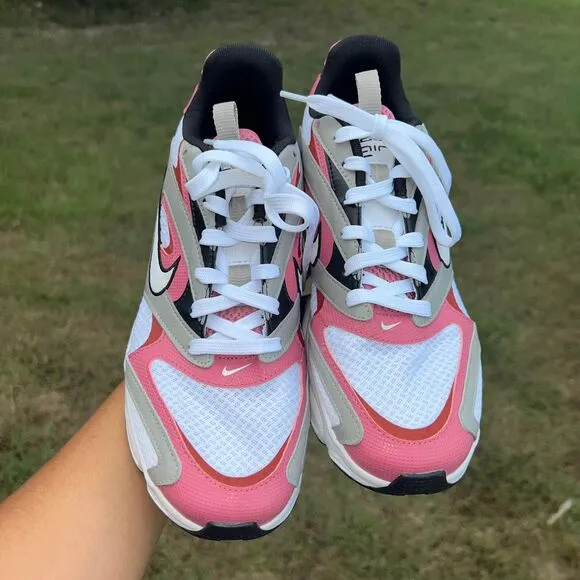 NIKE Zoom Air Fire Women's size 10 Mens 8.5 White Red Running shoes DN1392 001