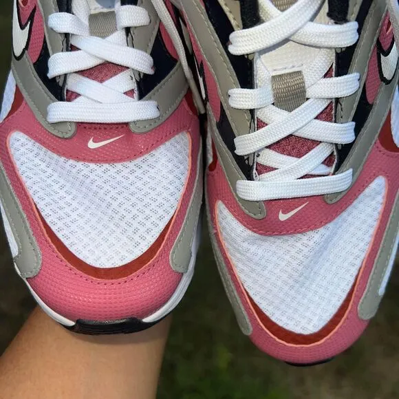 NIKE Zoom Air Fire Women's size 10 Mens 8.5 White Red Running shoes DN1392 001