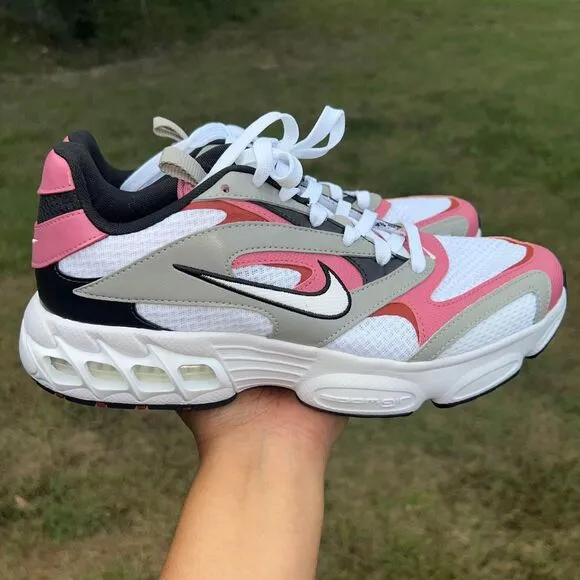 NIKE Zoom Air Fire Women's size 10 Mens 8.5 White Red Running shoes DN1392 001