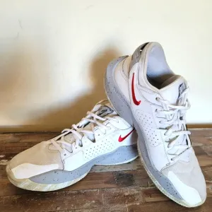 Nike Zoom Freak Men's White and Gray Athletic Shoes