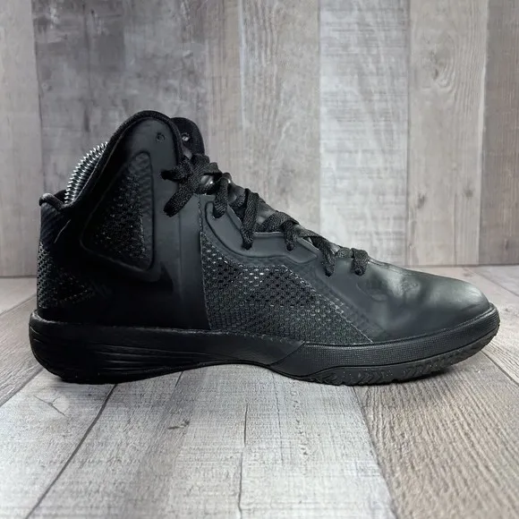 Nike Zoom Hyperfuse 2011 Boy's Running Shoes Sneakers Black Size 5.5Y 454580-001
