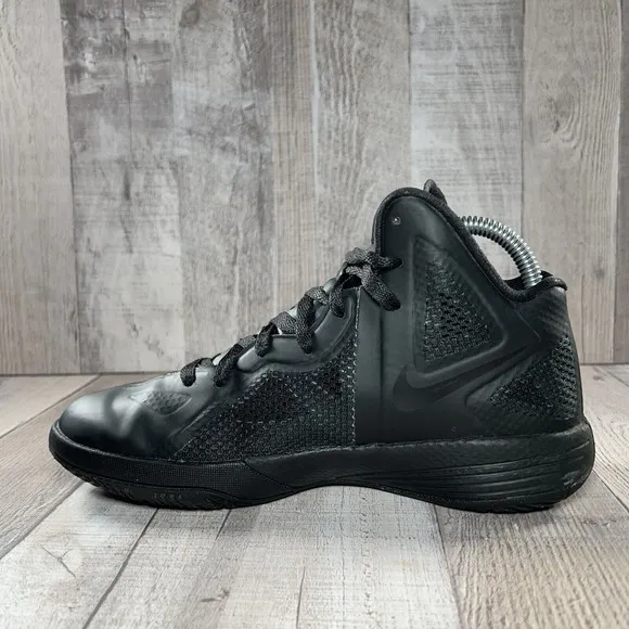 Nike Zoom Hyperfuse 2011 Boy's Running Shoes Sneakers Black Size 5.5Y 454580-001