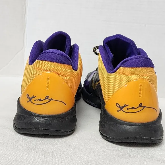 Nike Zoom Kobe Bryant  5 Lakers Away Men's Size 11 Gorgeous Purple No Seperating